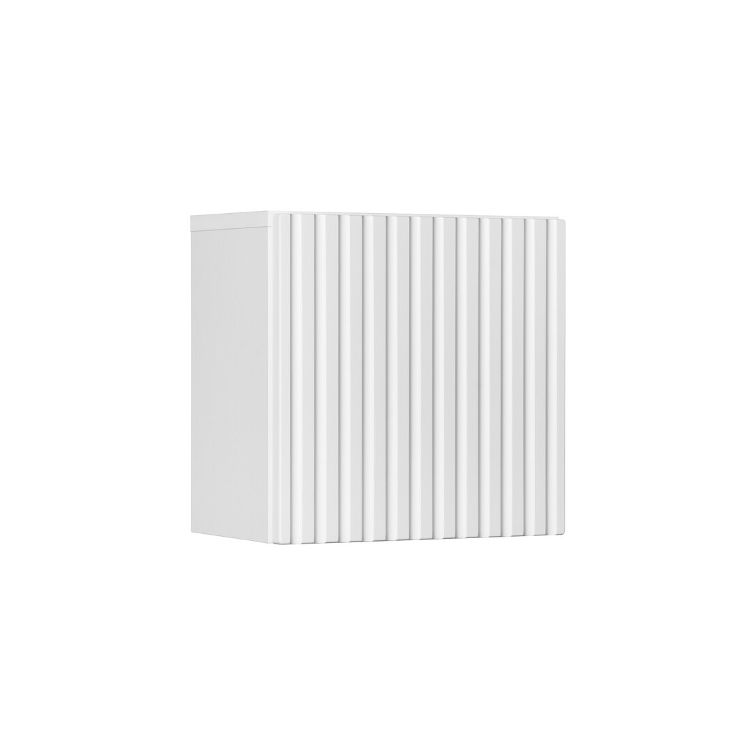 Meuble de rangement VANO – Blanc alpin – 1 porte – L20 × P18 × H57 cm – À suspendre