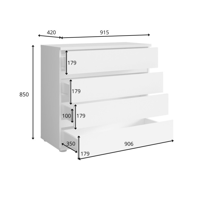 Camera completa VELTIS – Letto 180x200 LED con doghe + armadio + cassettiera + comodini – Frassino nero