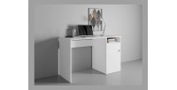 Bureau BILOU blanc – Design épuré et fonctionnalité pour un espace lumineux et organisé