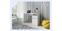 Escritorio recto contemporáneo BILOU color blanco.