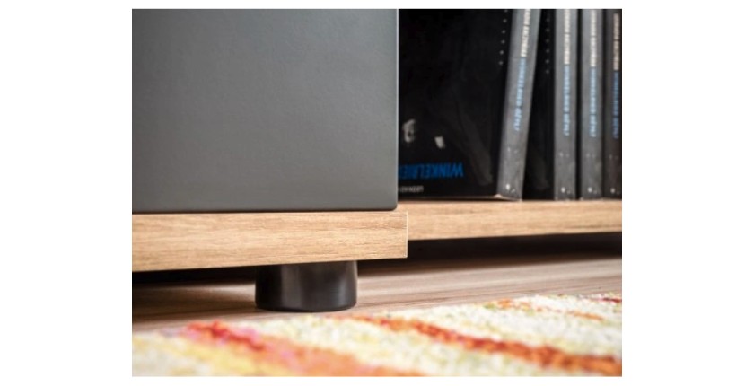 copy of Set mobili JULIA – Vetrine, credenza e mobile TV – Rovere oliato e beige cachemire con LED