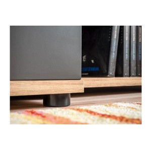 copy of Set mobili JULIA – Vetrine, credenza e mobile TV – Rovere oliato e beige cachemire con LED