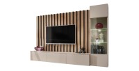 Composition murale TASHYA blanc sable