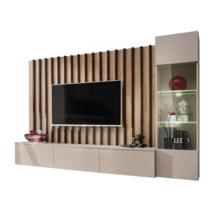 Composition murale TASHYA blanc sable