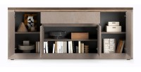 Ouverture des 4 portes et du tiroir buffet SASHA mercure