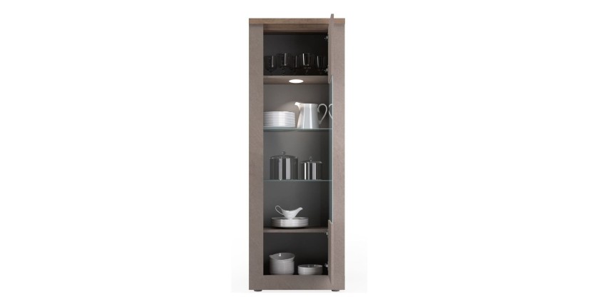 Vitrine SASHA mercure 1 porte ouverte