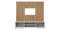 Wandcompositie IXAR – Tv-meubel + decoratieve wandpanelen