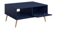 Ensemble de meubles design AZURÉA – Salle à manger complète – Coloris bleu profond
