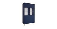 Ensemble de meubles design AZURÉA – Salle à manger complète – Coloris bleu profond