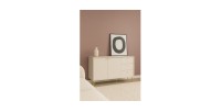Buffet design AZURÉA – 2 portes + 3 tiroirs – Coloris sable chic