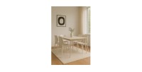 Tavolo da pranzo design AZURÉA – 180 cm – Colore sabbia