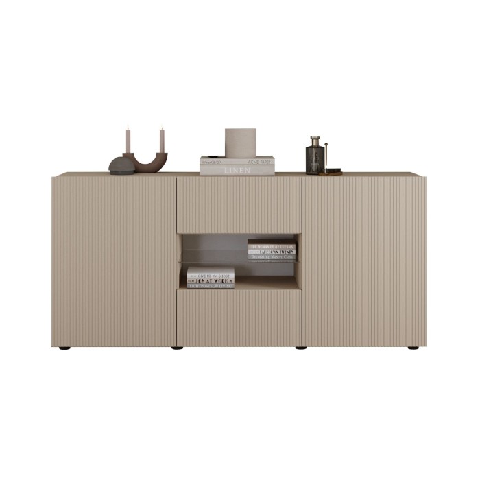 Buffet SCENA 2 portes et 2 tiroirs cachemire