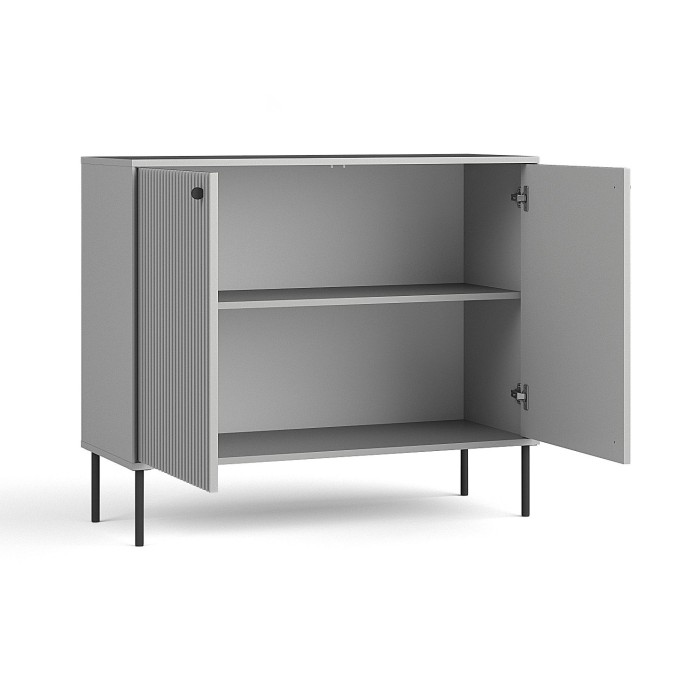 Buffet ISIS – 2 porte – Grigio – 105x89x41