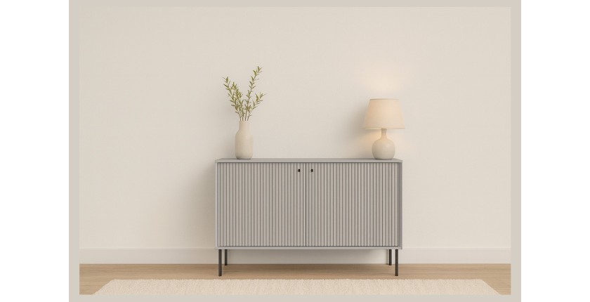 Buffet ISIS – 2 porte – Grigio – 105x89x41