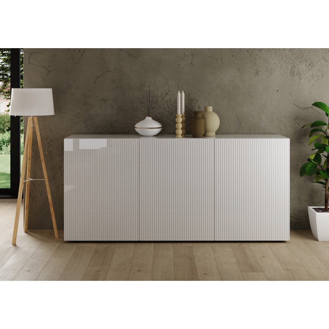 Buffet Blanc Laque Brillantnull