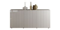 Buffet 3 portes SCENA blanc laqué