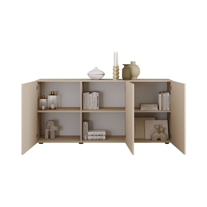 Buffet SCENA – L181 x H84 x P42 cm – 3 porte – Colore Cashmere