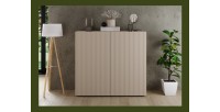 Buffet haut SCENA cachemire mis en situation dans un décor 3D