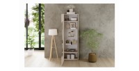 Vitrina SCENA – L60 x H187 x P42 cm – 1 puerta – Color Cachemira