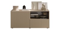 Buffet TV SCENA 1 porte 1 tiroir cachemire