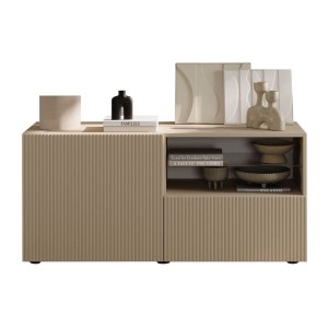 Buffet TV SCENA 1 porte 1 tiroir cachemire