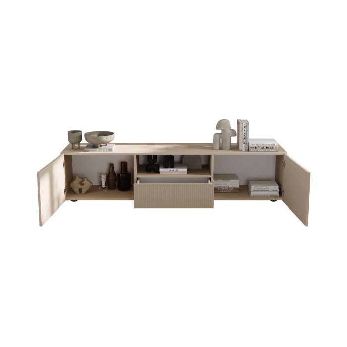 Meubel TV SCENA – L184 x H43 x D42 cm – Kleur Kasjmier