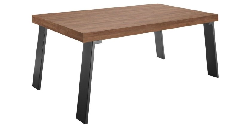 Mesa de comedor SPRING – L168 x H88 x l78 cm – Roble y gris antracita