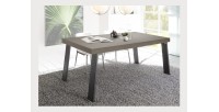 Mesa de comedor SPRING – L168 x H88 x l78 cm – Gris oscuro