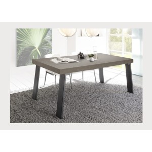 Mesa de comedor SPRING – L168 x H88 x l78 cm – Gris oscuro