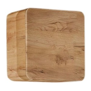 Meubel voor badkameropslag ERBANO - Licht eiken - 35x35 cm - 1 deur - Om op te hangen