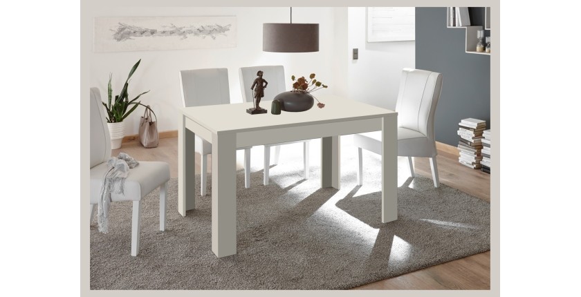 Table SCENA extensible coloris Cachemire dans un décor 3D