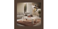 Table basse SCENA coloris Cachemire dans un décor