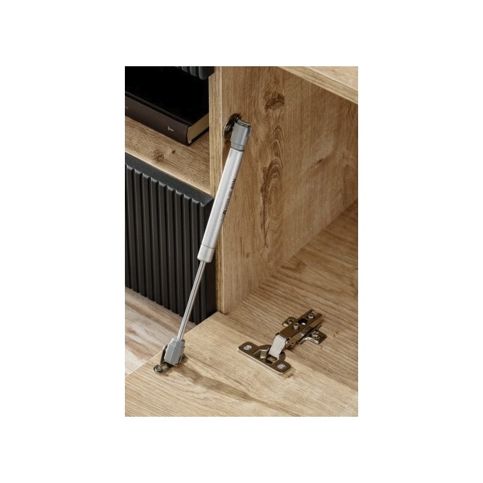 Mobile TV DOUM – Rovere chiaro e nero – L160 x H42 x P45 cm