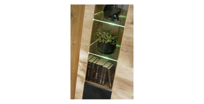 Zoom sur les LEDs de la vitrine DOUM