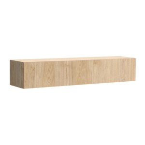 Meuble TV suspendu FLY 160 cm - Coloris chêne clair