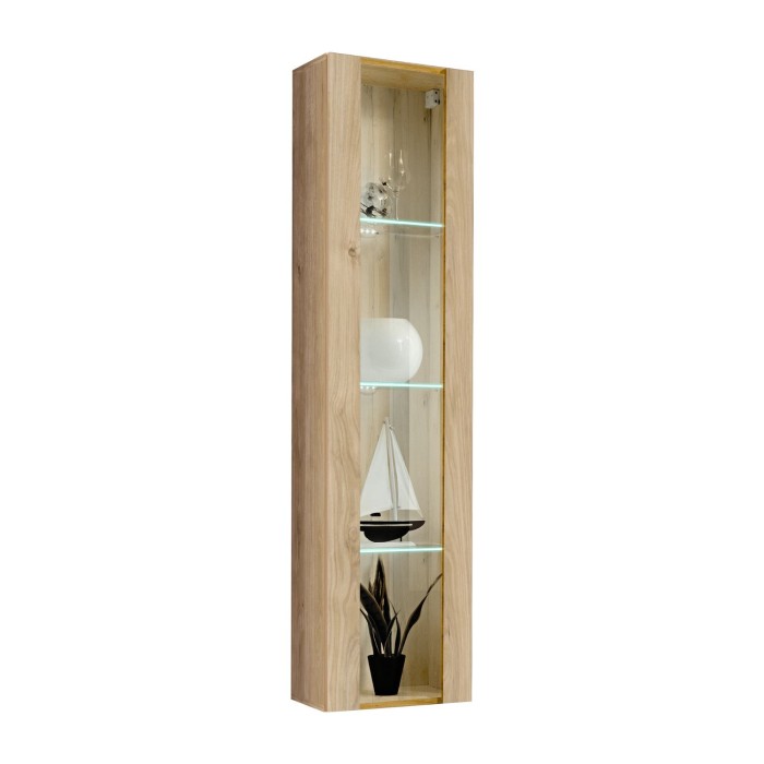 Vitrine FLY chêne clair