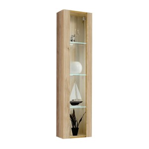 Vitrine FLY chêne clair