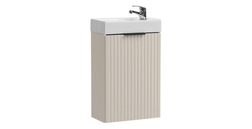Lave-main NOXERA 40 cm – Marron congo – Vasque encastrée