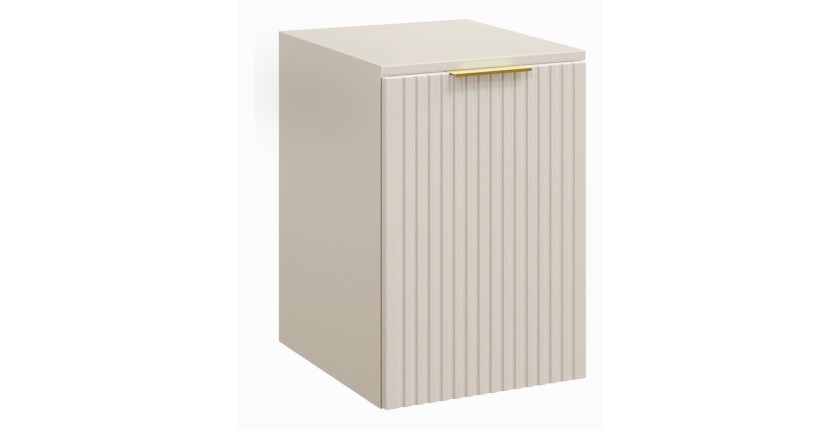 Lave-mains NOXERA 40 cm – Marron congo – Avec panier à linge