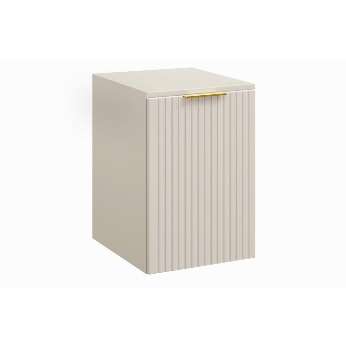 Lave-main NOXERA 40 cm – Marron congo – Meuble 1 porte + plan vasque