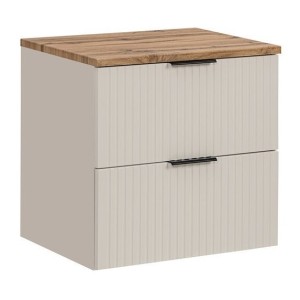 Ensemble de salle de bains NOXERA 60 cm – Marron congo & wotan – Plan vasque