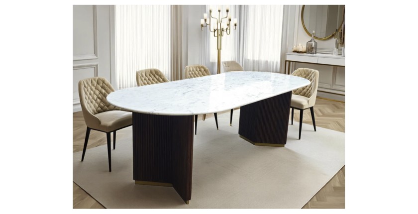 Table MARQUISE dans un décor 3D