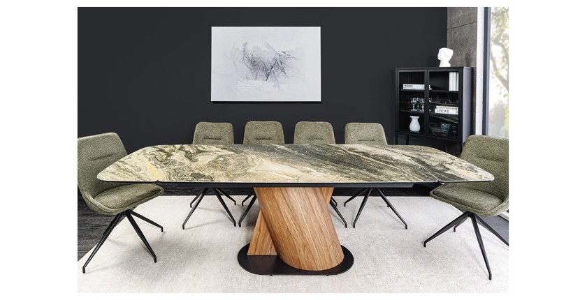 Table VORTEX beige vu de face