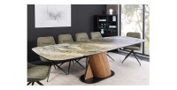 Table VORTEX beige décor 3D