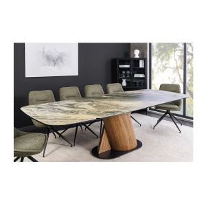 Table VORTEX beige décor 3D