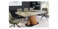 Table VORTEX beige sans extension