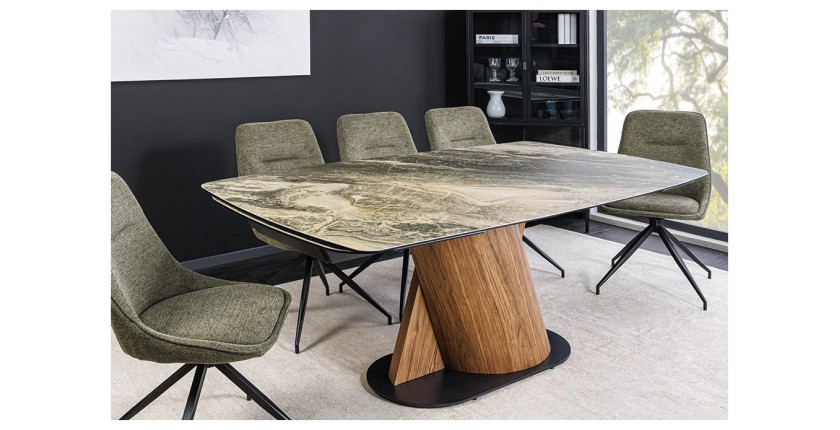 Table VORTEX beige sans extension