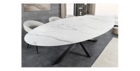 Table AERIS blanche vu de haut