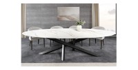 Table AERIS blanche vu de face