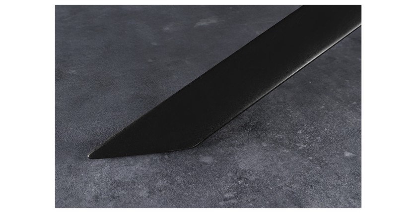 Zoom sur le pied de la table AERIS blanche